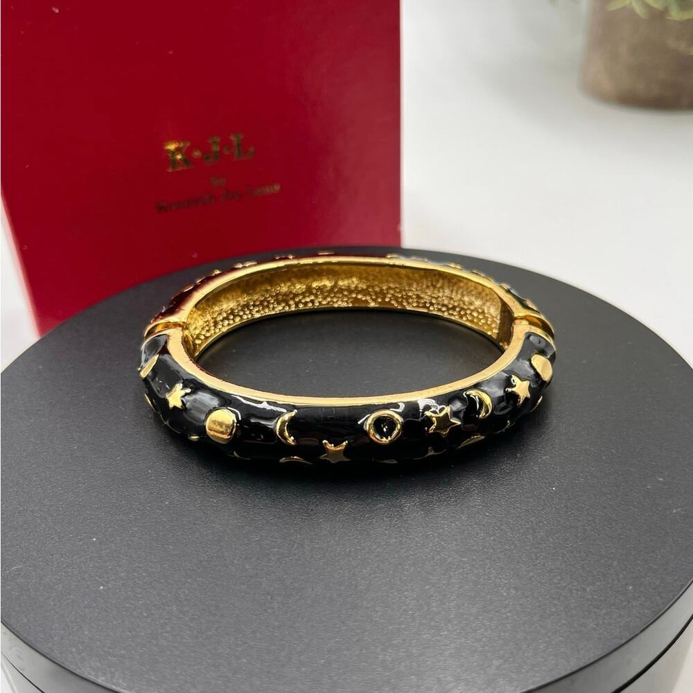 Kenneth Jay Lane Kjl Black Enamel Constellation B… - image 8